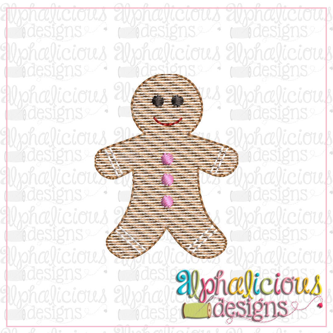 Gingerbread Boy-MINI-Sketch