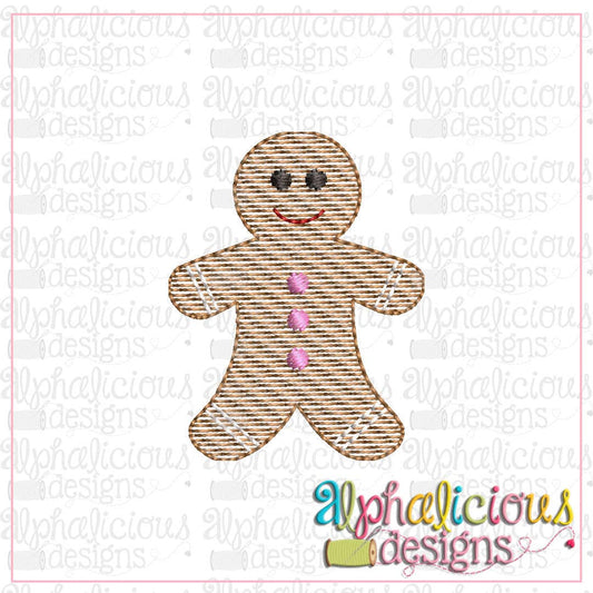 Gingerbread Boy-MINI-Sketch