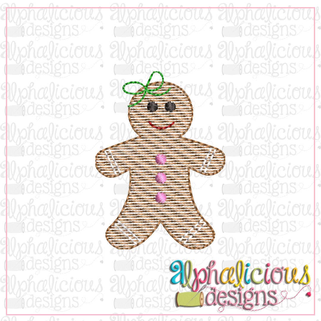 Gingerbread Girl-MINI-Sketch