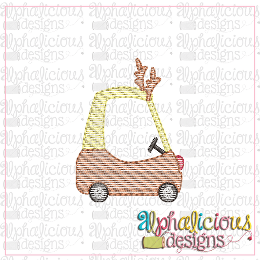 Cozy Coupe Reindeer-MINI-Sketch