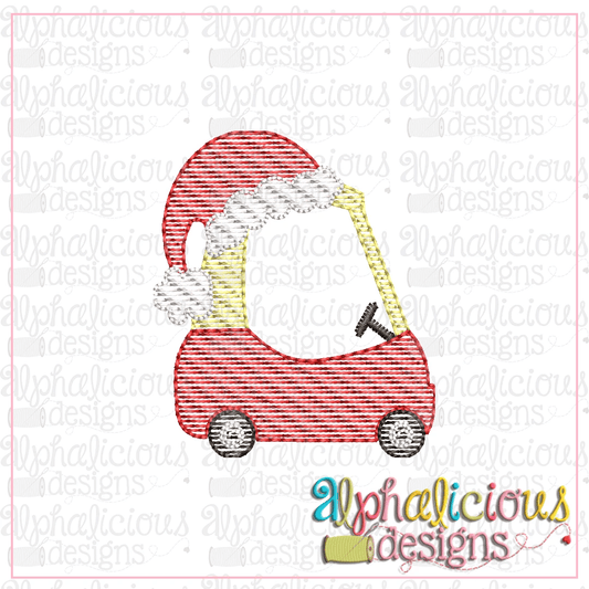 Cozy Coupe Santa-MINI-Sketch
