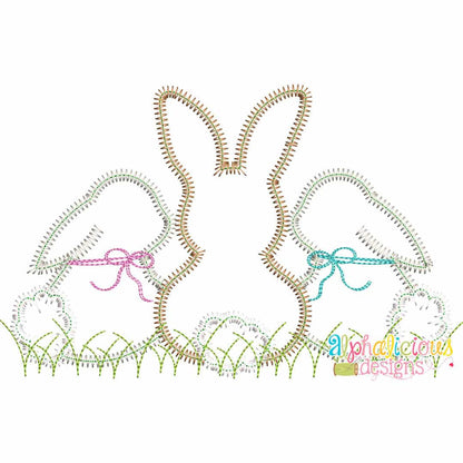 Sweet and Simple Bunny Trio- ZigZag