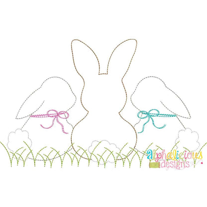 Sweet and Simple Bunny Trio- Triple Bean