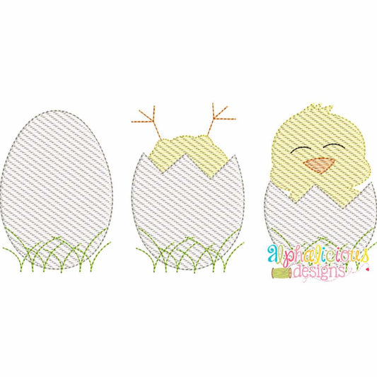 Chicks in Eggs - TIAR - Sketch