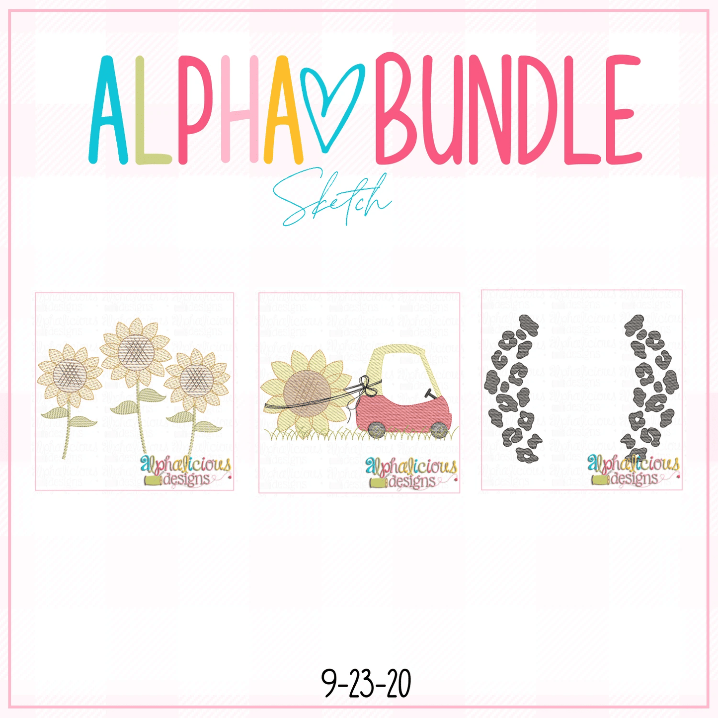 ALPHA BUNDLE-9/25/20 Release-Sketch Stitch