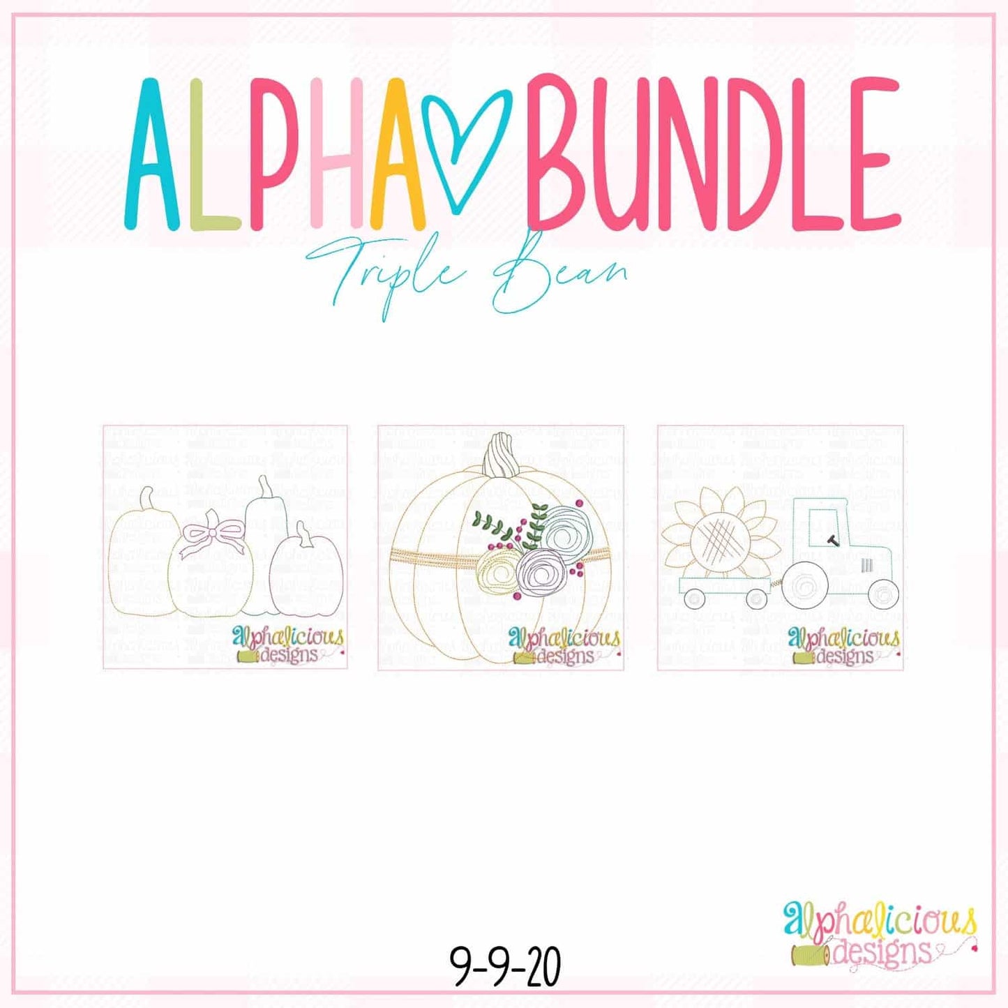 ALPHA BUNDLE-9/9/20 Release-Triple Bean Stitch