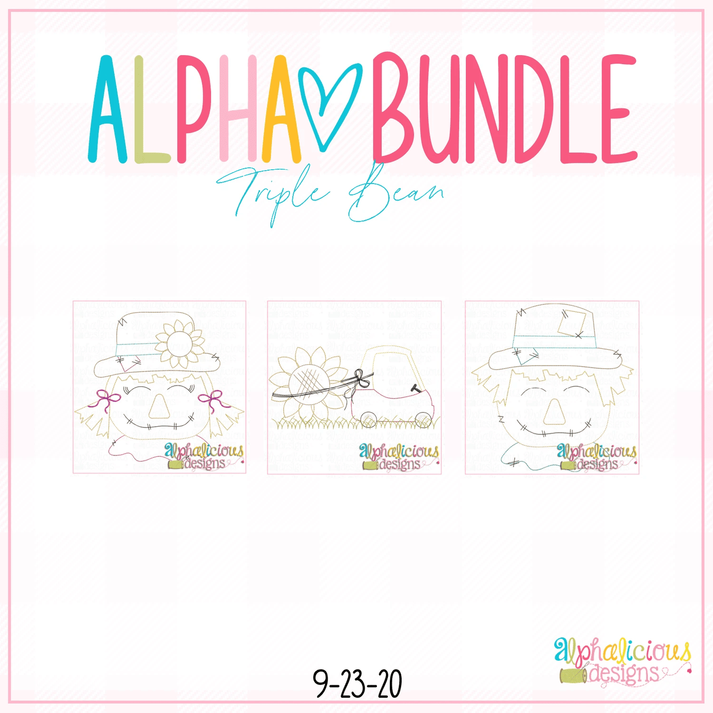 ALPHA BUNDLE-9/25/20 Release-Triple Bean Stitch