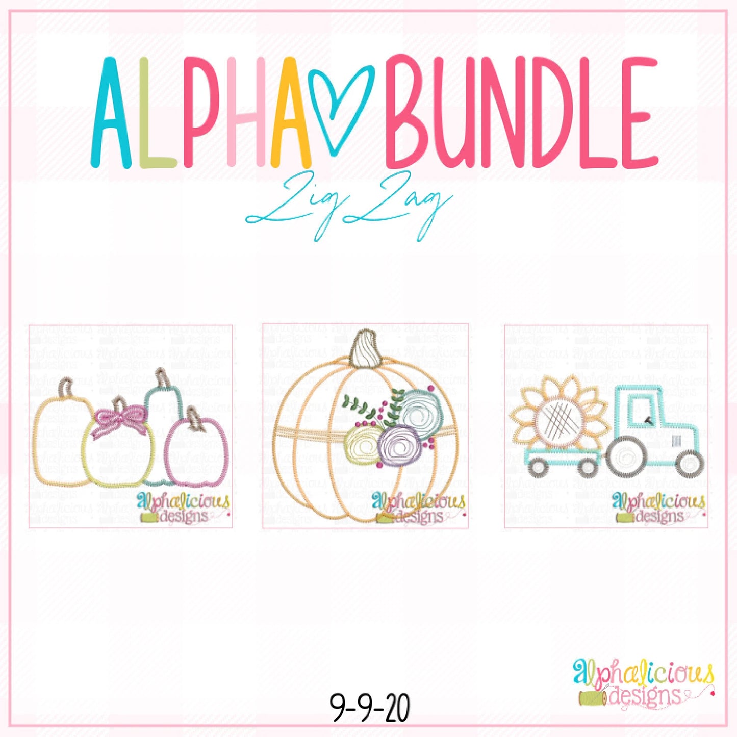 ALPHA BUNDLE-9/9/20 Release-ZigZag Stitch