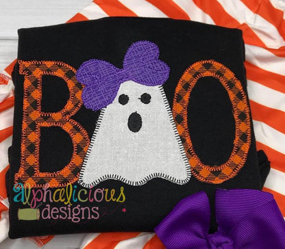 BOO with Bow-Blanket