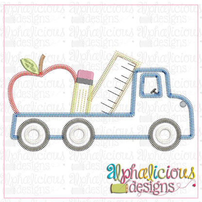 Back To School Flatbed Truck-ZigZag
