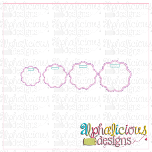 Bag Tag-Scalloped