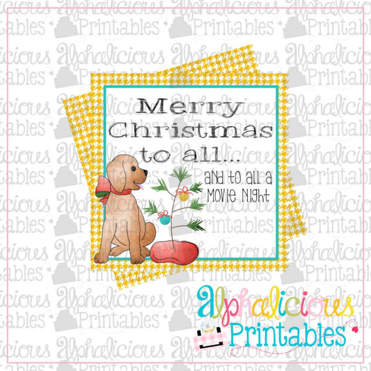 Merry Christmas to all...-Girl Printable Tags