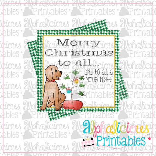 Merry Christmas to all...-Boy Printable Tags