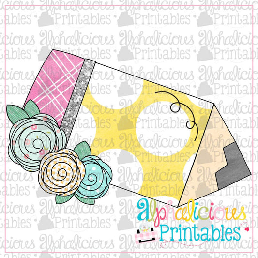 Floral Pencil-Printable