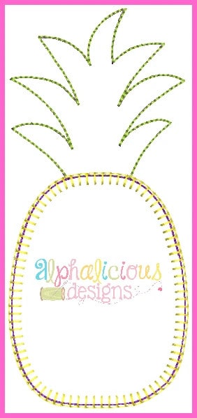 Pineapple Applique Design-Blanket