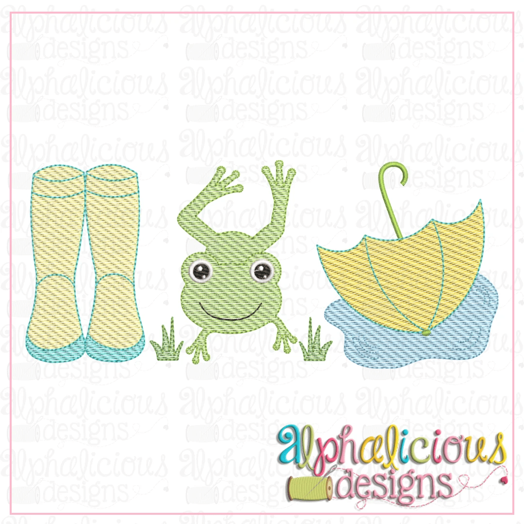 Boots-Frog-Umbrella-Sketch