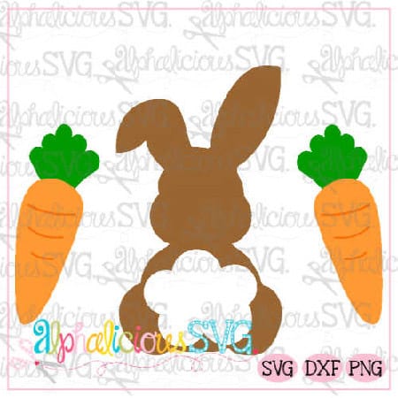 Bunny with Carrots- SVG