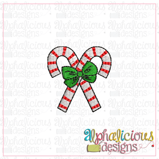 Candy Cane with Bow MINI-Fill