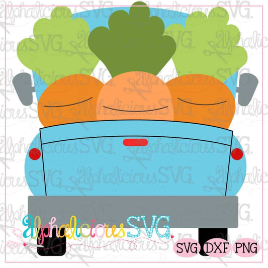 Carrot Farm Truck SVG