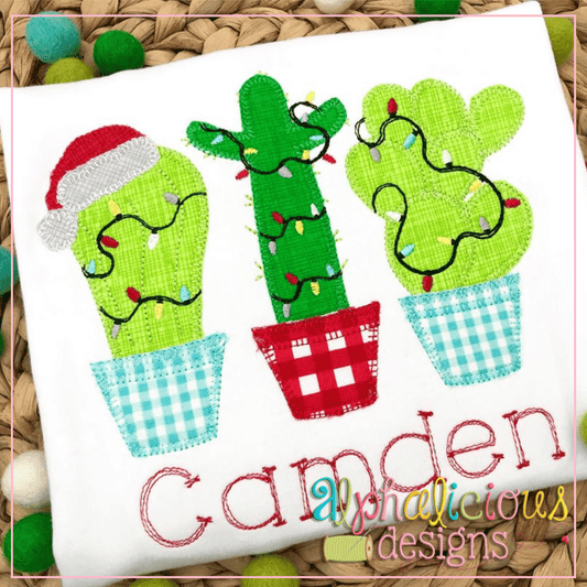 Christmas Cacti Trio-Blanket