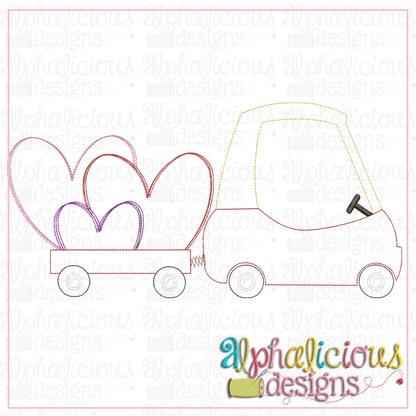 Coupe with Hearts-Triple Bean
