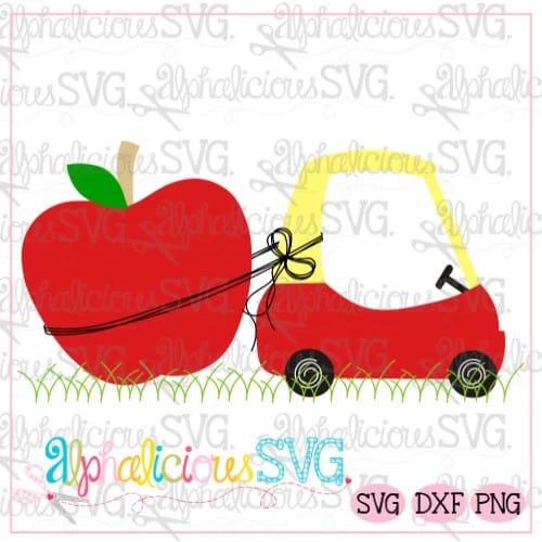 Coupe with Apple-SVG