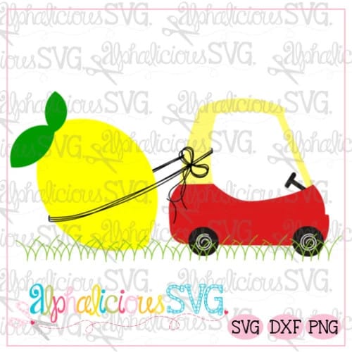 Coupe with Lemon-SVG
