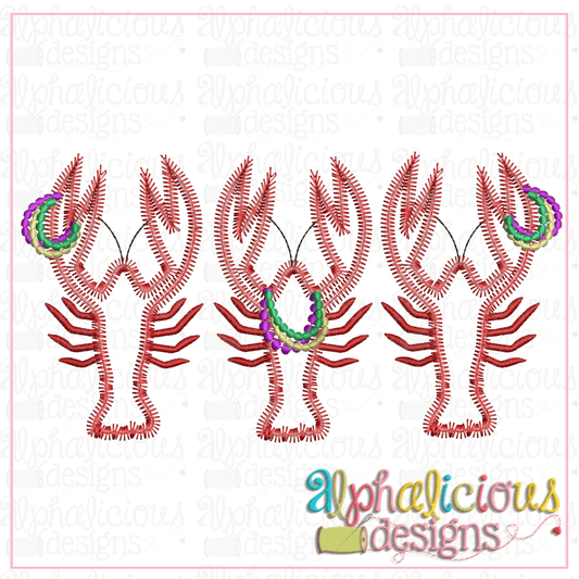 Crawfish with Beads-Trio-ZigZag