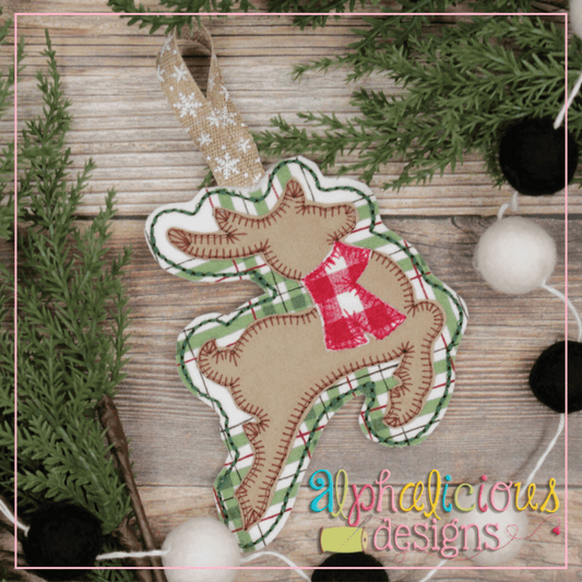 Deer-ITH Ornament-Alphalicious Designs