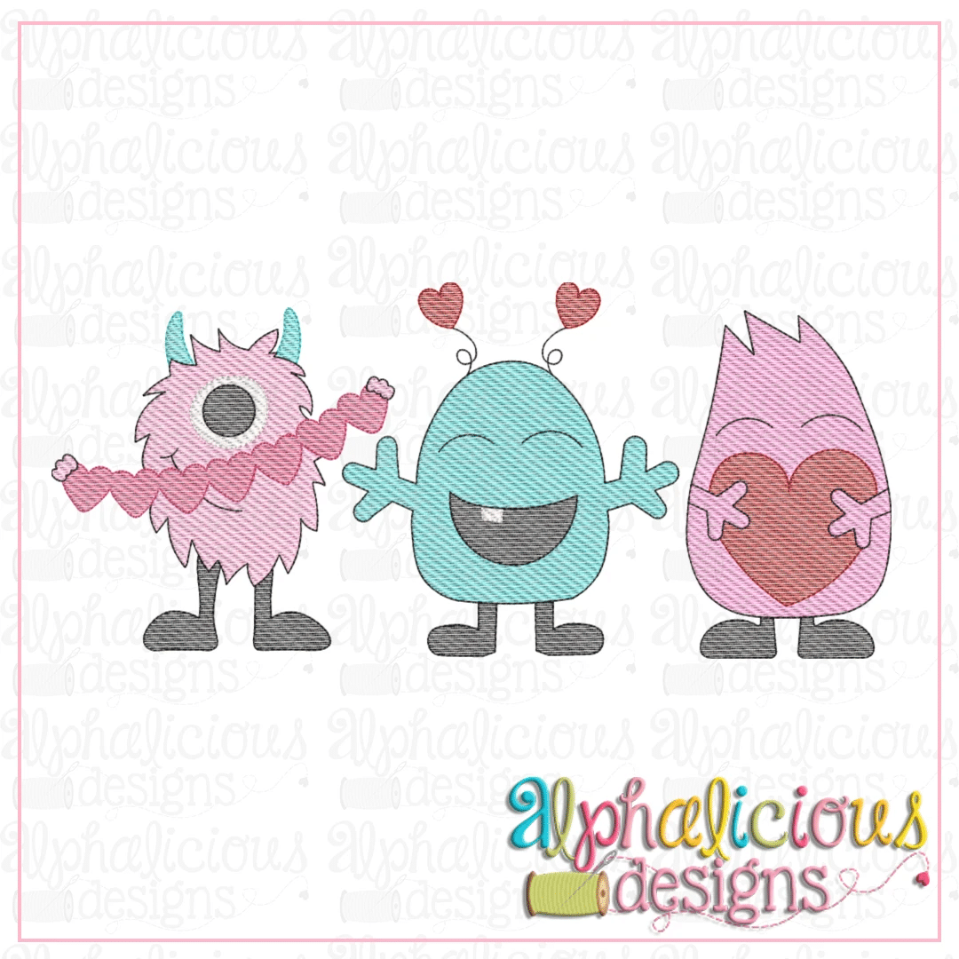 Monsters with Hearts-Sketch