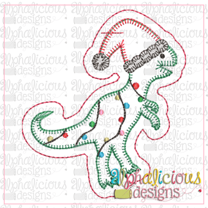 Dino-ITH Ornament-Alphalicious Designs