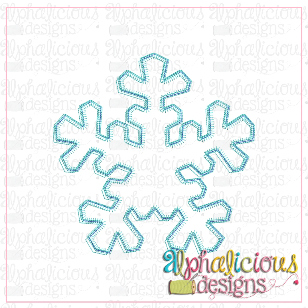 Doodle Snowflake-Blanket