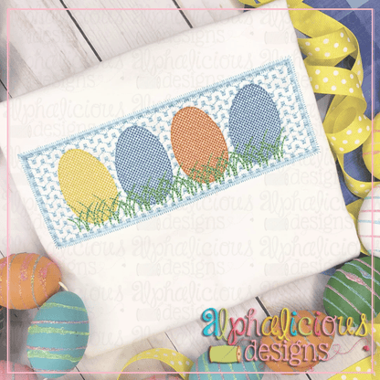 Easter Eggs Faux Smock