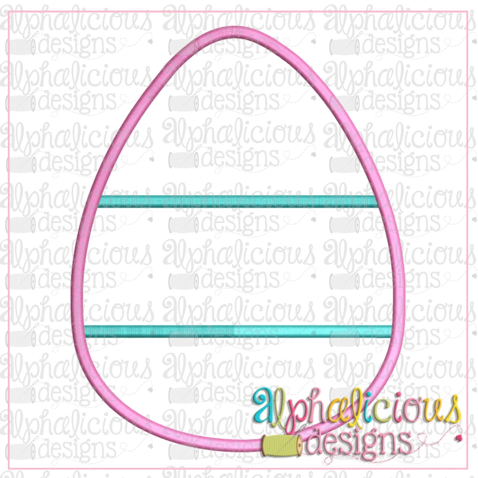 Egg with Banner-Satin