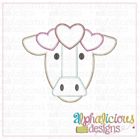 Farm Cow with Hearts-Blanket