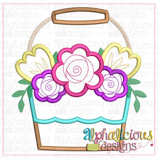 Floral Bucket-Satin