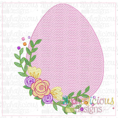 Floral Egg-Sketch