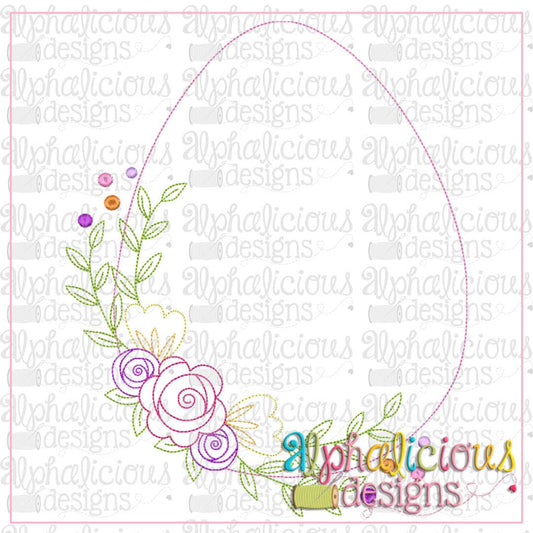 Floral Egg-Vintage
