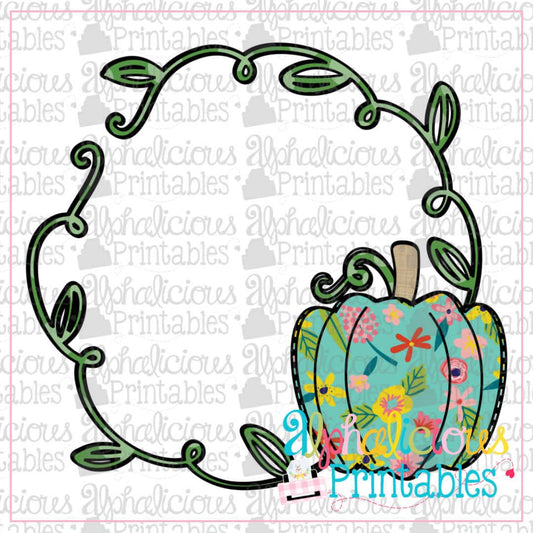 Floral Pumpkin