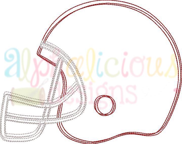 Football Helmet- Scribble