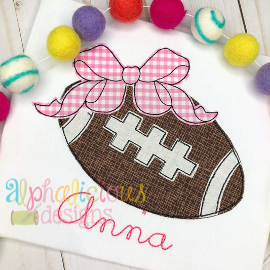 Football with Bow-Triple Bean