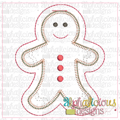 Gingerbread-ITH Ornament-Alphalicious Designs