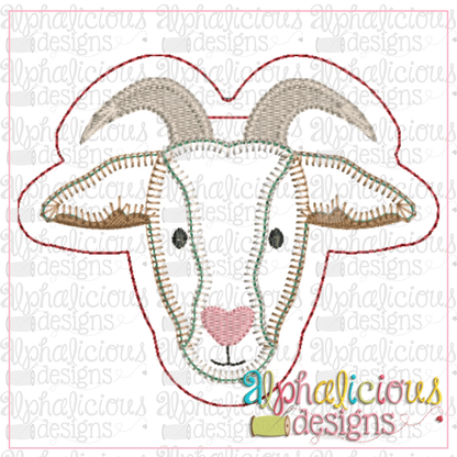 Goat-ITH Ornament-Alphalicious Designs