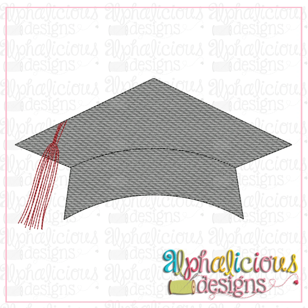 Graduation Hat with Tassel-Sketch