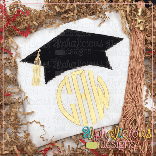 Graduation Hat with Tassel-Zig Zag