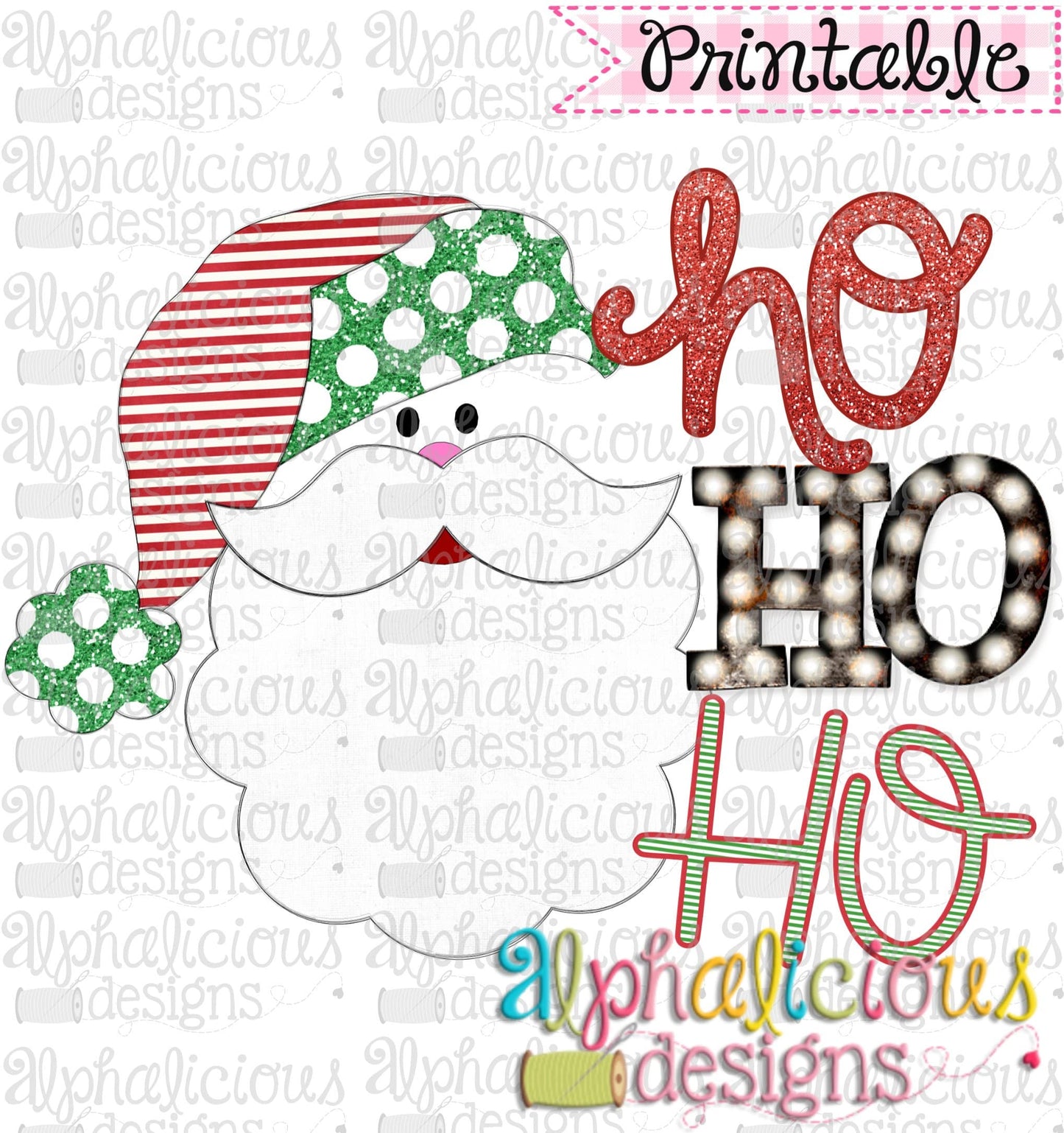 HO HO HO Santa-Printable