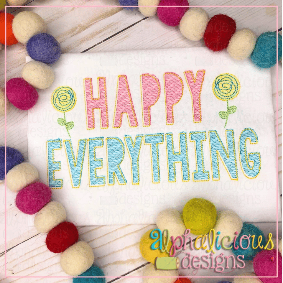 Happy Everything-Sketch