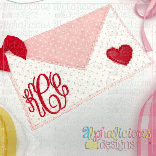 Happy Heart Envelope-Zig Zag