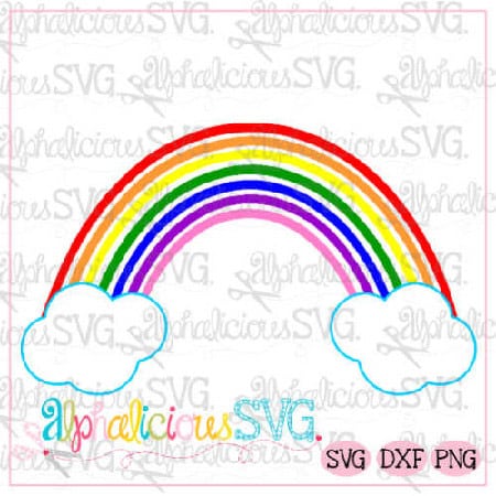 Happy Rainbow- SVG