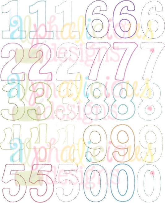 Celebration Numbers 0-9-BUNDLE